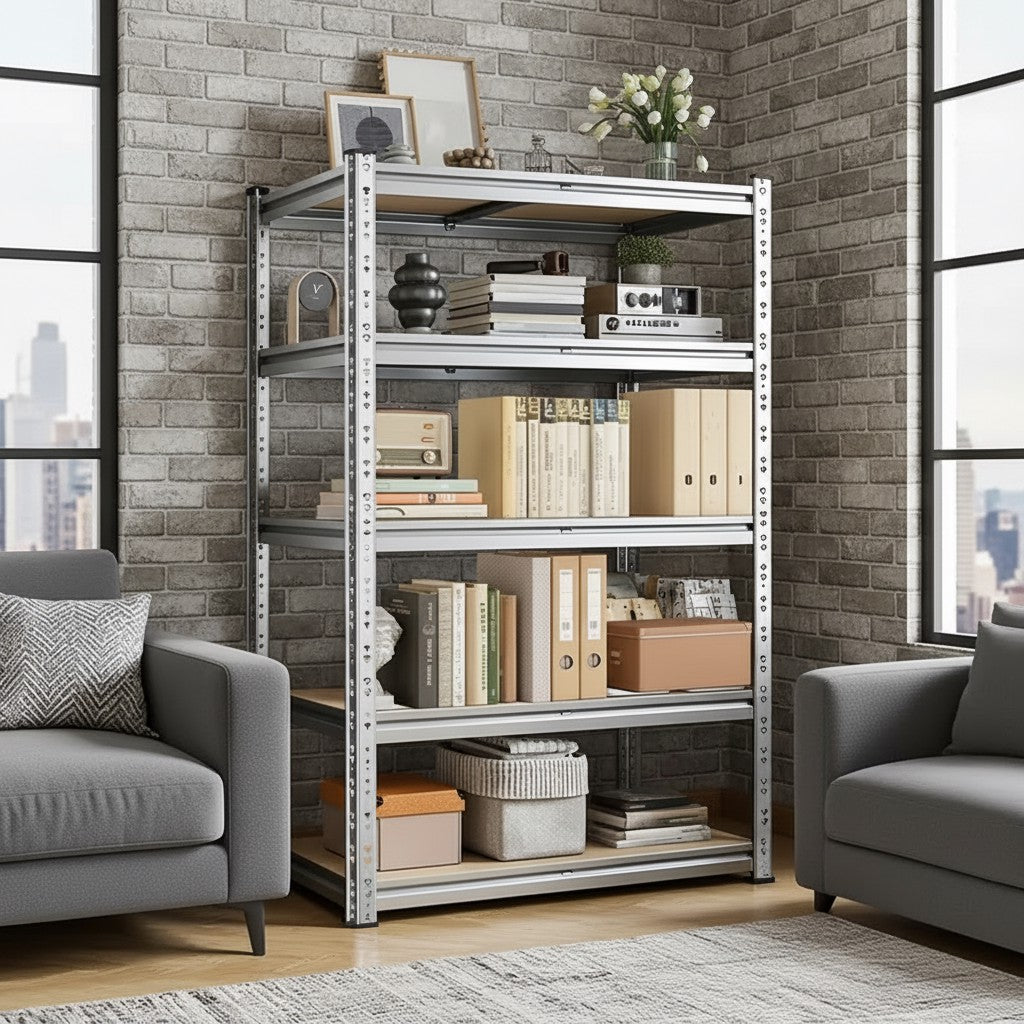 Heavy Duty Metal Garage Shelving Rack 2000lbs 4/5/6-Tier Steel Shelf 60"/72"/84"