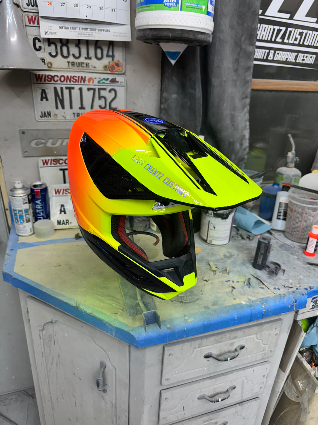 Custom Painted Helmet