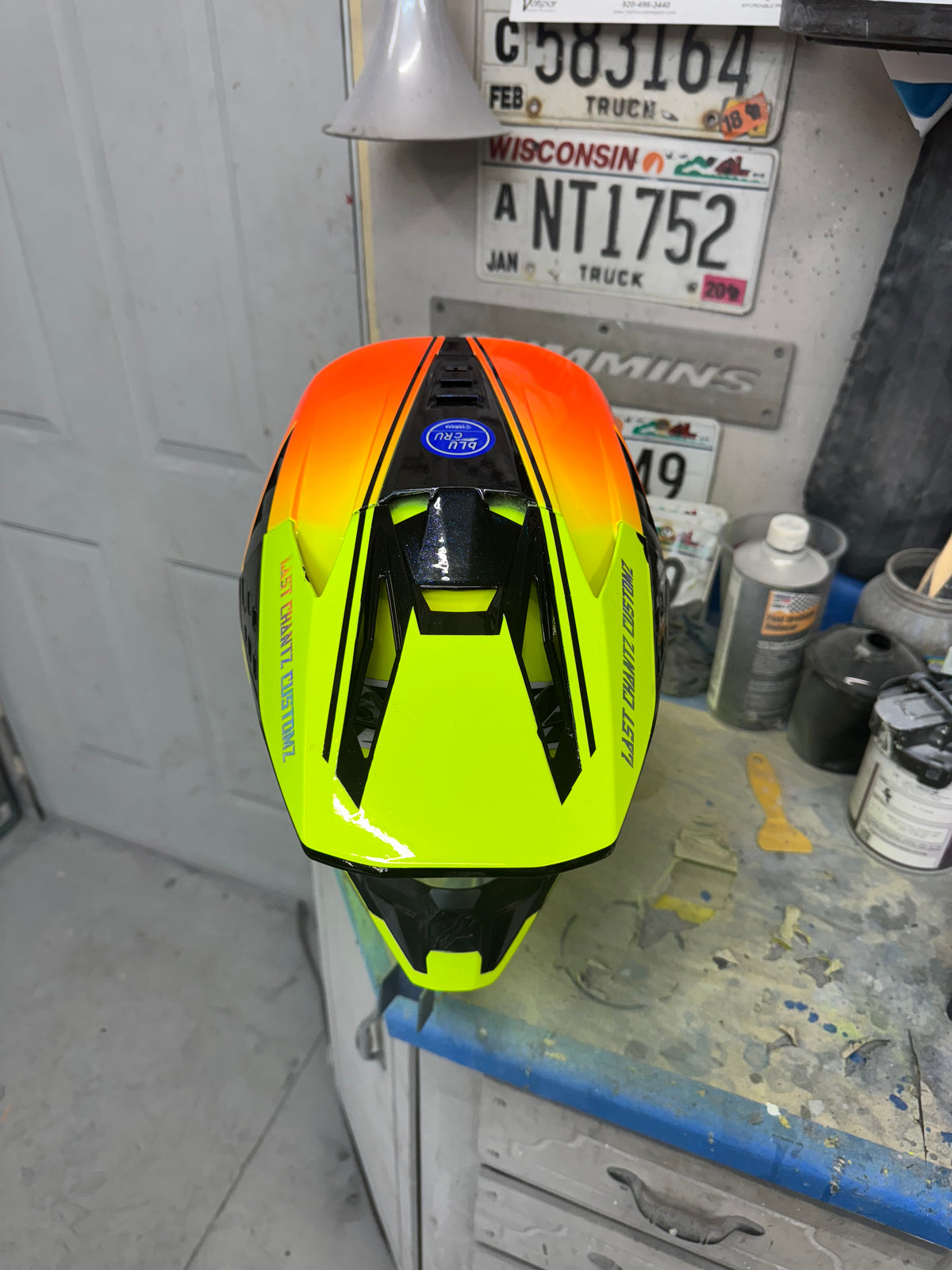 Custom Painted Helmet