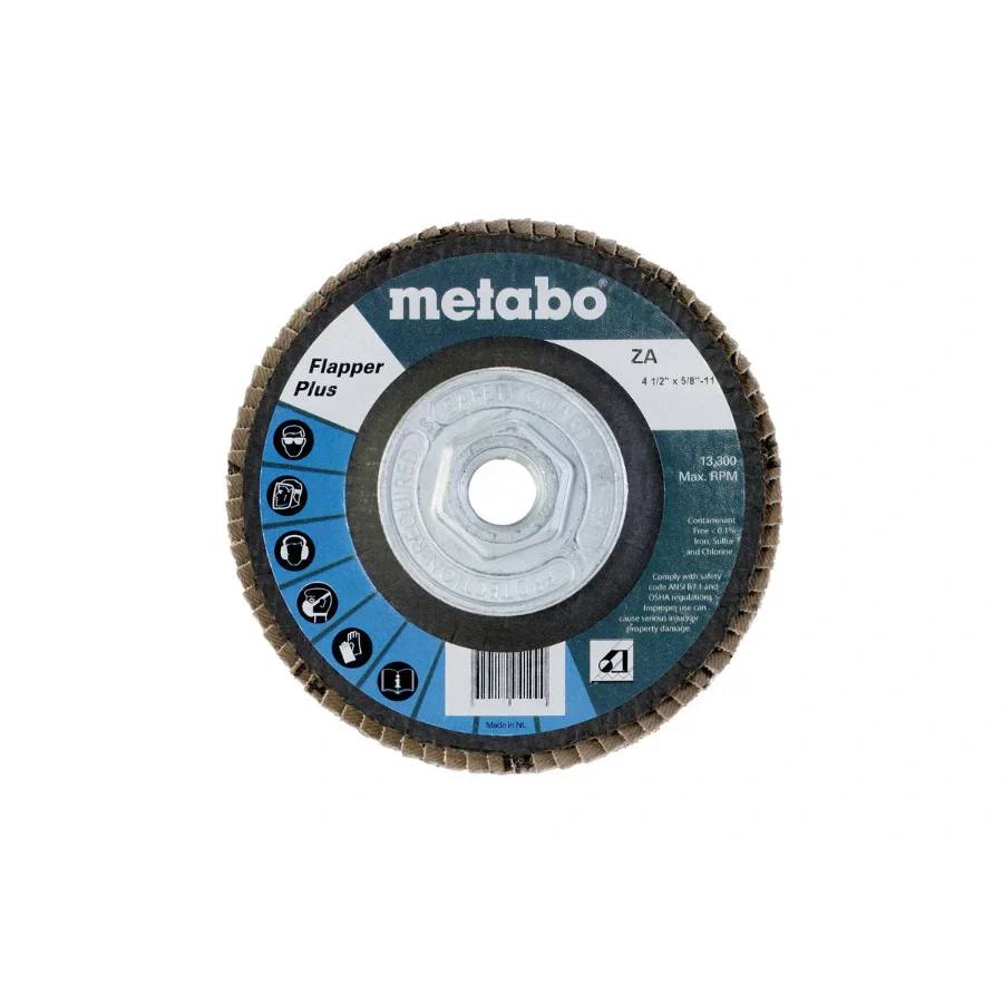Metabo 629411000 4 1/2" FLAPPER PLUS 80 5/8-11 T29 FIBERGLASS