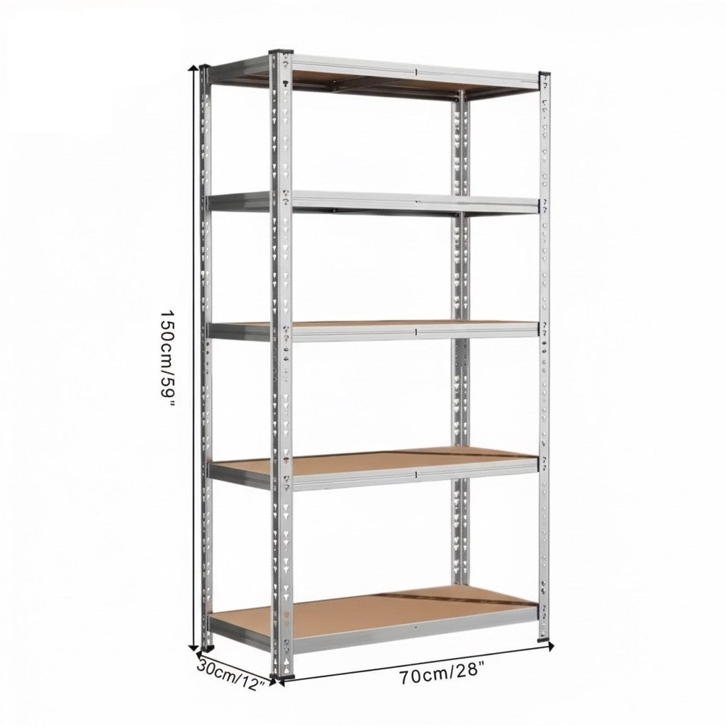 Heavy Duty Metal Garage Shelving Rack 2000lbs 4/5/6-Tier Steel Shelf 60"/72"/84"