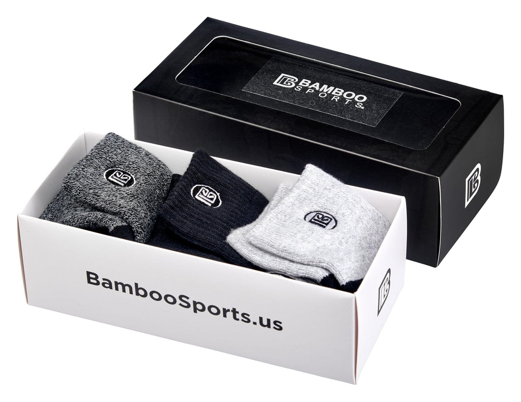 Premium Bamboo Rayon Quarter Crew Socks Gift Box